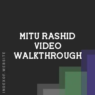 Mitu Rashid Video Walkthrough | Indexof