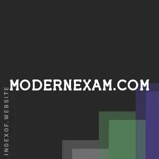 modernexam.com by David Molina site -  Indexof
