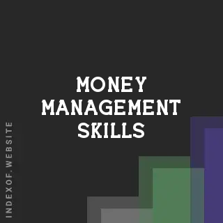 money management skills | Indexof