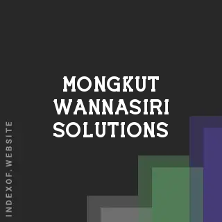 Mongkut Wannasiri Solutions | Indexof