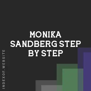 Monika Sandberg Step-by-Step | Indexof