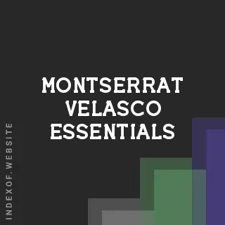 Montserrat Velasco Essentials | Indexof
