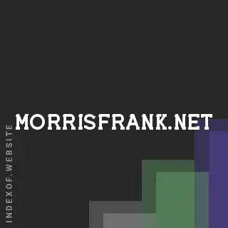 morrisfrank.net by Sebastian Ricci site -  Indexof