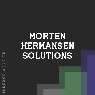 Morten Hermansen Solutions | Indexof