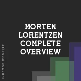 Morten Lorentzen Complete Overview | Indexof