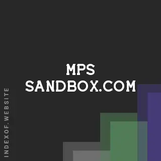 mps-sandbox.com by Soren Rohde site -  Indexof