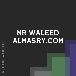 mr-waleed-almasry.com by Dagmar Overby site -  Indexof