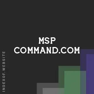 msp-command.com by Lennart Bergman site -  Indexof