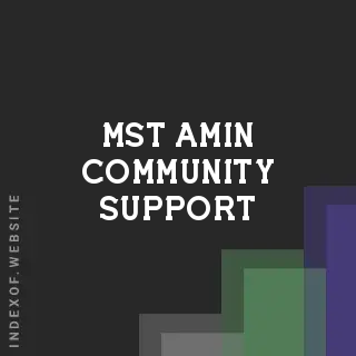 Mst Amin Community Support | Indexof