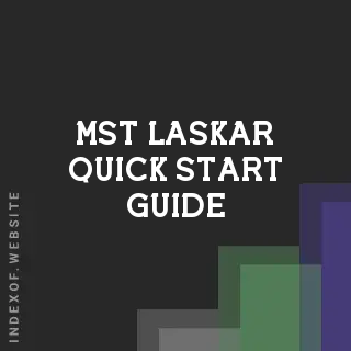 Mst Laskar Quick Start Guide | Indexof