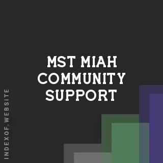 Mst Miah Community Support | Indexof