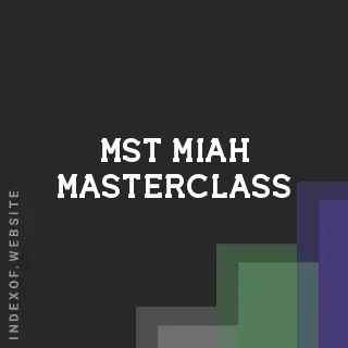 Mst Miah Masterclass | Indexof