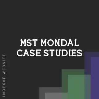 Mst Mondal Case Studies | Indexof