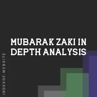 Mubarak Zaki In-Depth Analysis | Indexof