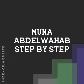 Muna Abdelwahab Step-by-Step | Indexof