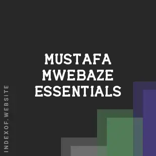Mustafa Mwebaze Essentials | Indexof