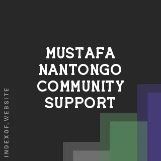 Mustafa Nantongo Community Support | Indexof