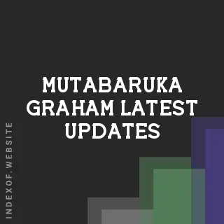 Mutabaruka Graham Latest Updates | Indexof