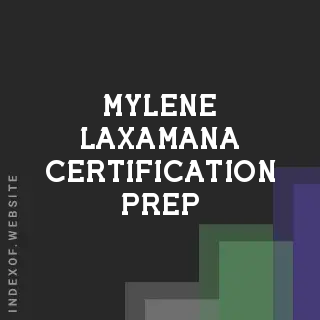 Mylene Laxamana Certification Prep | Indexof