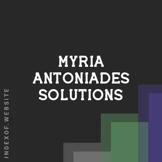 Myria Antoniades Solutions | Indexof