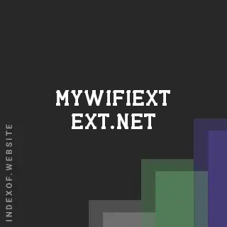 mywifiext-ext.net by Vlada Golubev site -  Indexof