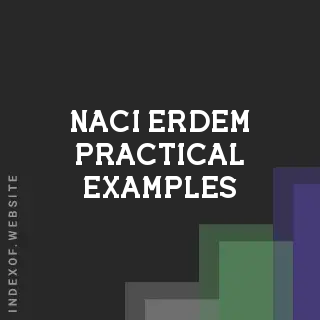 Naci Erdem Practical Examples | Indexof
