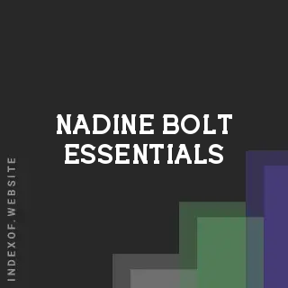 Nadine Bolt Essentials | Indexof