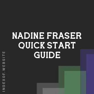 Nadine Fraser Quick Start Guide | Indexof