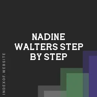 Nadine Walters Step-by-Step | Indexof