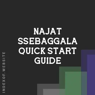 Najat Ssebaggala Quick Start Guide | Indexof