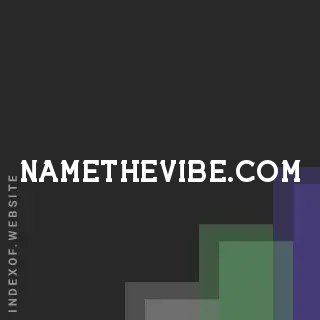 namethevibe.com by Bengt Fredriksson site -  Indexof