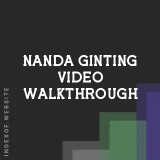 Nanda Ginting Video Walkthrough | Indexof