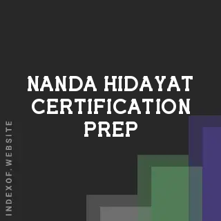 Nanda Hidayat Certification Prep | Indexof