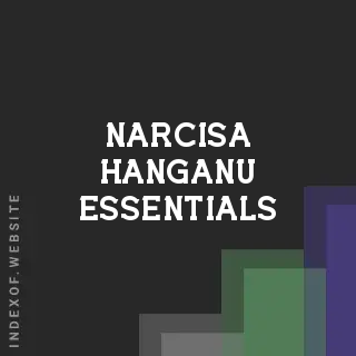 Narcisa Hanganu Essentials | Indexof