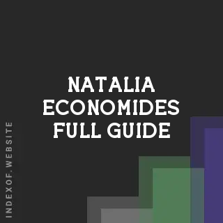 Natalia Economides Full Guide | Indexof