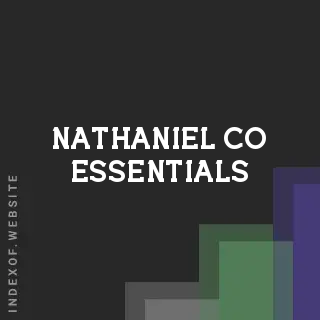 Nathaniel Co Essentials | Indexof