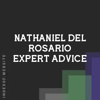Nathaniel Del Rosario Expert Advice | Indexof