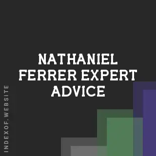Nathaniel Ferrer Expert Advice | Indexof