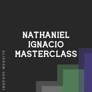 Nathaniel Ignacio Masterclass | Indexof