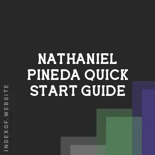 Nathaniel Pineda Quick Start Guide | Indexof