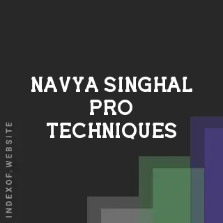 Navya Singhal Pro Techniques | Indexof