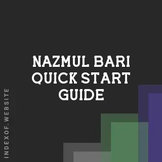 Nazmul Bari Quick Start Guide | Indexof