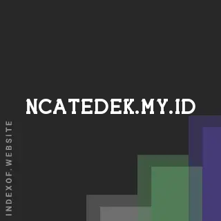 ncatedek.my.id by Elias Ostlund site -  Indexof