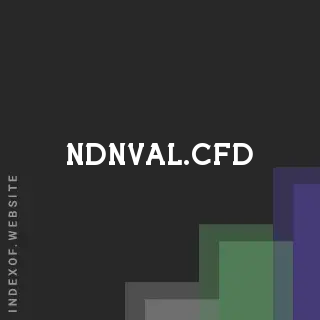 ndnval.cfd by Una Adalsteinsson site -  Indexof