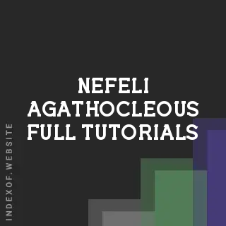 Nefeli Agathocleous Full Tutorials | Indexof