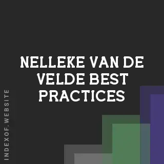 Nelleke van de Velde Best Practices | Indexof