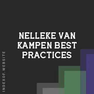Nelleke van Kampen Best Practices | Indexof