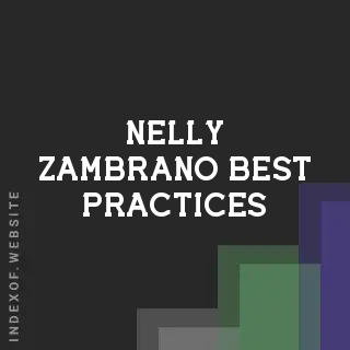 Nelly Zambrano Best Practices | Indexof