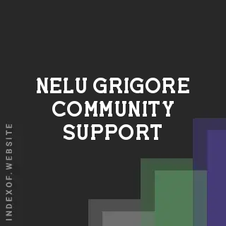 Nelu Grigore Community Support | Indexof