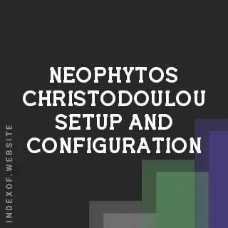 Neophytos Christodoulou Setup and Configuration | Indexof